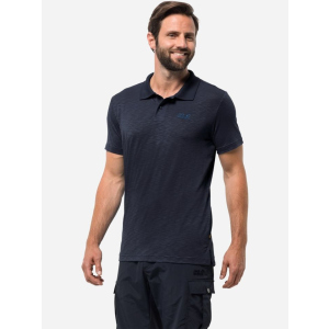 Поло Jack Wolfskin Travel Polo Men 1804542-1010 L (4055001452972) краща модель в Черкасах