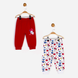 Штанці Disney Minnie Mouse MN18365 2 шт 80-86 см Біло-червоні (8691109924476)