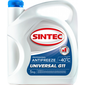 Антифриз Sintec Universal -40°C G-11 5 кг Синій (800522) в Черкасах