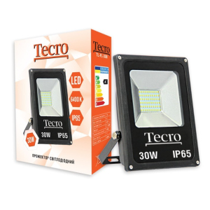 Прожектор светодиодный Tecro TL-FL-30B LED 30Вт 2100Лм 6400К холодный свет (TL-FL-30B)