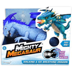 Интерактивная игрушка Mighty Megasaur Могучий Мегазавр T-Rex Дышащий льдом 45 см (4894166800743)