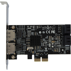 Контроллер Frime PCI-E x2 RAID eSataIII/SataIII 6Gbps 4 канала, 88SE9230 (ECF-PCIE2.4sRAID002.LP) рейтинг