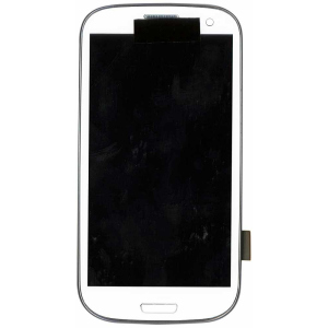 Матриця з тачскрином (модуль) Samsung Galaxy S3 GT-I9300 Ceramic White білий з рамкою High Copy краща модель в Черкасах