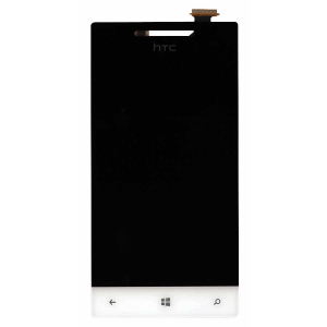 Матриця з тачскрином (модуль) для HTC Windows Phone 8S чорний + білий High Copy