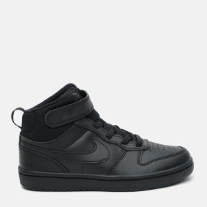 Кроссовки детские Nike Court Borough Mid 2 (Psv) CD7783-001 34 (2.5Y) Черные (193152386747)