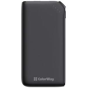 УМБ ColorWay 10000 mAh Soft touch 18W Black (CW-PB100LPE3BK-PD) в Черкассах