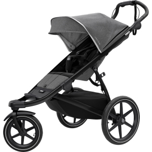 Дитячий візочок Thule Urban Glide 2 Black - Grey Melange (TH10101948) краща модель в Черкасах