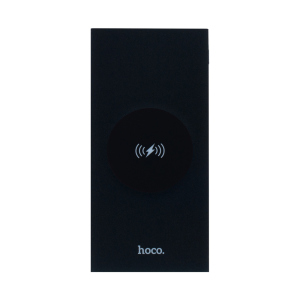 хорошая модель УМБ Hoco J37 Wisdom Wireless 10000 mAh Black