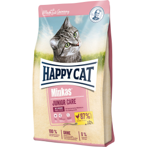 Сухий корм Happy Cat Minkas Junior Care Geflugel для кошенят віком від 4 - 12 місяців з птицею 1.5 кг (70374 / 4001967108163) в Черкасах