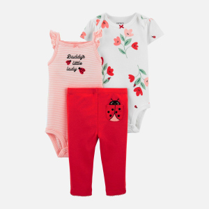 Комплект (боди 2 шт + леггинсы) Carters 1K443210 86 см 600 R Red (194135099302) лучшая модель в Черкассах