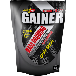 Гейнер Power Pro Gainer 1 кг Банан (4820214002432)