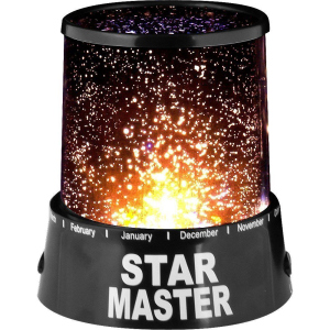 Проектор зоряного неба Star Master PRO Original з USB-кабелем та адаптером Star Master Чорний (id48) краща модель в Черкасах