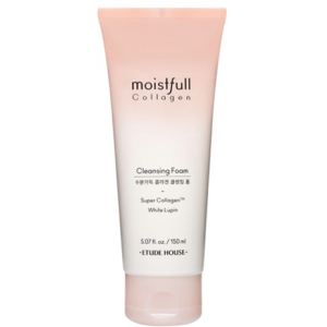 Зволожуюча пінка для обличчя Etude House Moistfull Collagen Intense Cleansing Foam з колагеном 150 г (8809668011982) надійний