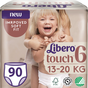 Підгузки-трусики Libero Touch Pants 6 13-20 кг одноразові 90 шт (7322541430416) ТОП в Черкасах