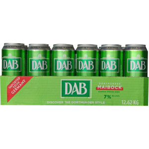 Упаковка пива DAB Maibock светлое фильтрованное 7% 0.5 л x 24 шт (4053400277707) в Черкассах