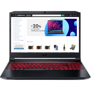 Ноутбук Acer Nitro 5 AN515-57-72NM (NH.QEWEU.004) Shale Black краща модель в Черкасах