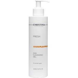 Мыло с альфагидроксильными кислотами Christina Fresh AHA Cleansing Gel 300 мл (7290100360224) ТОП в Черкассах