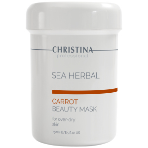 Морквяна маска краси Christina Sea Herbal Beauty Mask Carrot 250 мл (7290100360781) краща модель в Черкасах