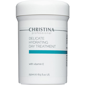 Деликатный увлажняющий крем для нормальной и сухой кожи Christina Delicate Hydrating Day Treatment with Vitamin E 250 мл (7290100361153) лучшая модель в Черкассах