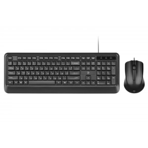 Комплект (Клавіатура Миша) 2E MK404 USB Black (2E-MK404UB) ТОП в Черкасах