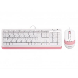 Комплект (Клавіатура Миша) A4Tech F1010 Pink ТОП в Черкасах