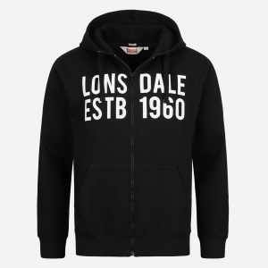 хороша модель Толстовка Lonsdale 116035-1000 FW20 L Black