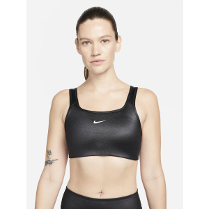 Спортивний топ Nike W Nk Df Swsh Shine Bra DD1438-010 XS Чорний (195243395607) надійний