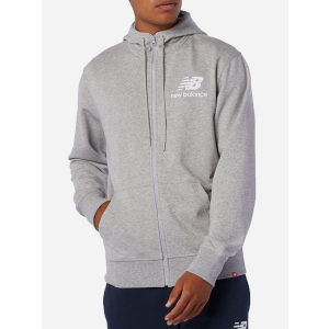 Толстовка New Balance Essentials Brush Fleece FZ MJ03580AG M Серая (194768273902) в Черкассах