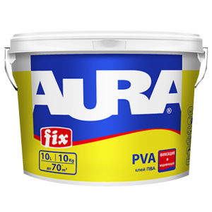 Клей AURA FIX PVA контактний 10кг краща модель в Черкасах