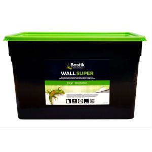 Клей Bostik Wall Super 76 для склополотна, тканини, структурних, гладких вінілових шпалер 16кг (15л) ТОП в Черкасах