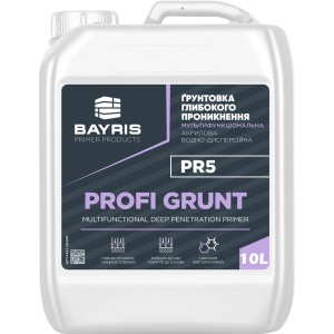 Грунтовка мультифункціональна Profi Grunt Pr5 Bayris глибокого проникнення 10 л ТОП в Черкасах