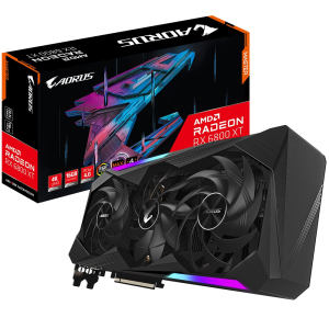 Відеокарта Gigabyte Radeon RX 6800 XT AORUS MASTER 16G (GV-R68XTAORUS M-16GD) ТОП в Черкасах