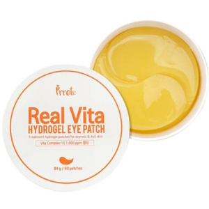 Гідрогелеві патчі для очей Prreti Real Vita Hydrogel Eye Patch з вітаміном С 60 шт (8809541199240) краща модель в Черкасах