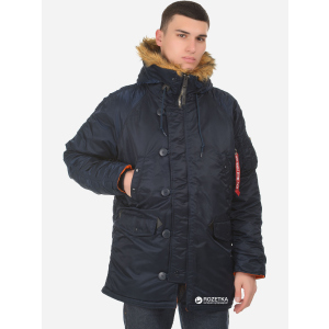 Парку Alpha Industries Slim Fit N-3B Parka L Replica Blue/Orange краща модель в Черкасах