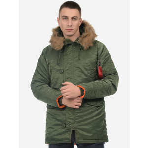 Парку Alpha Industries Slim Fit N-3B Parka 5XL Sage/Orange ТОП в Черкасах