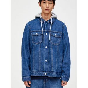 Джинсова куртка Pull & Bear 9716/500/400 L Синя джинс (09716500400042) ТОП в Черкасах