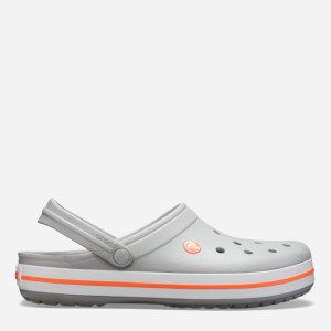 Кроки Crocs Jibbitz Crocband 11016-0FL-M5/W7 37-38 22.9 см Сіро-жовтогарячі (191448284623) ТОП в Черкасах