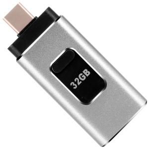 UFT FD32 3 в 1 32GB USB / Type-C / Lightning (UFTFD32) ТОП в Черкасах