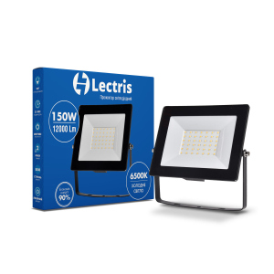 Світлодіодний прожектор Lectris 150W 12000Лм 6500K 185-265V IP65 1-LC-3006 краща модель в Черкасах