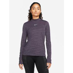 Спортивная кофта Nike W Nk Df Run Dvn Ls Top DD6821-540 S Пурпурная темная (195243289104) в Черкассах