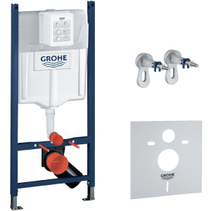 Інсталяція GROHE Rapid SL 38840000 з кріпленням 3855800M та звукоізолюючою прокладкою 37131000