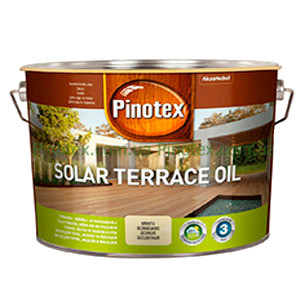 PINOTEX SOLAR TERRACE OIL Тоноване масло для терас, меблів та фасадів на водній основі 2,33 л надійний