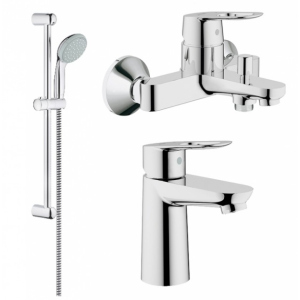 Комплект смесителей для ванной GROHE BauLoop S-Size хром латунь 123214S в Черкассах