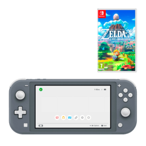 Набор Консоль Nintendo Switch Lite 32GB Grey Новый + Игра The Legend of Zelda: Link's Awakening Nintendo Switch Русские Субтитры Новый