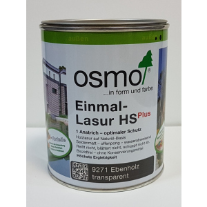 Однослойная лазурь для деревянных фасадов OSMO EINMAL - LAZUR HS 9271 - венге, 0.125 л. ТОП в Черкассах