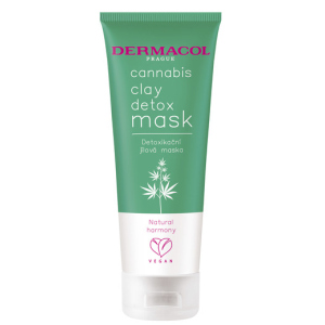 купити Маска для обличчя Dermacol Clay Detox Mask глиняна очищаюча з маслом конопель (8595003120661)