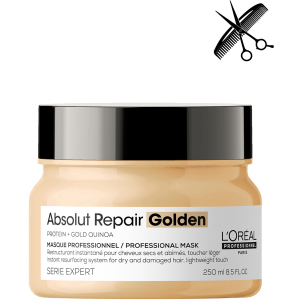 Професійна маска L'Oreal Professional Serie Expert Absolute Repair Gold для інтенсивного відновлення пошкодженого волосся без обтяження 250 мл (3474636975327) ТОП в Черкасах