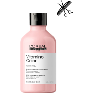 Професійний шампунь L'Oreal Professionnel Serie Expert Vitamino Color для захисту та збереження кольору фарбованого волосся 300 мл (3474636975518) рейтинг