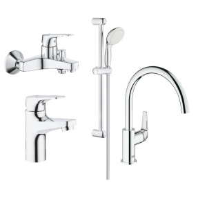 Змішувач Grohe Bau Flow Комплект для ванни (4 пак) (121640K)