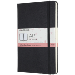 Нотатник Moleskine Art Bullet 13 х 21 см 160 сторінок у крапку Чорна (8053853603357) в Черкасах